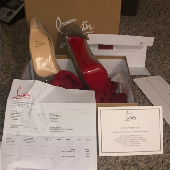louboutin women's shoe sizes